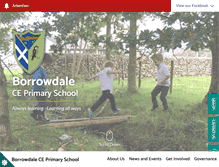 Tablet Screenshot of borrowdaleschool.com